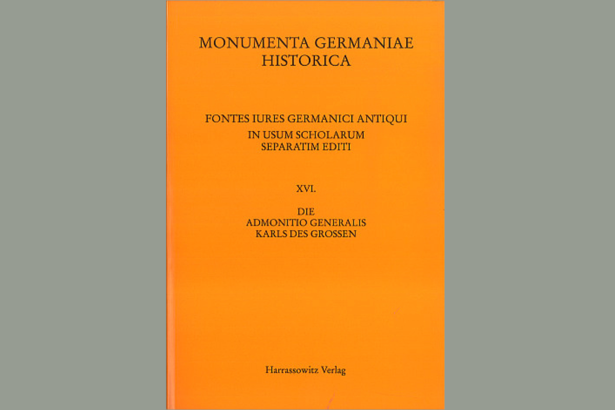 Die Admonitio generalis Karls des Großen